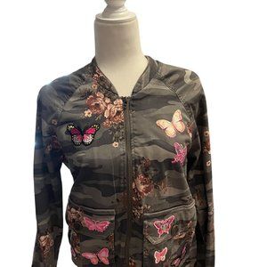 Democracy Camo Butterfly Jacket Size Medium